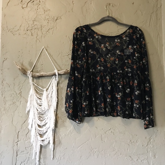 Orange Creek Tops - Orange Creek ~ Floral blouse